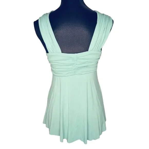 Robert Rodriguez Sea Green Sleeveless Summer Top (NWT) - L - Picture 4 of 5